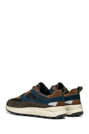 Geox Erkek Kahverengi U Spherıca 4X4 B Abx C - Suede Bağcıklı Kalın Tabanlı Kumaş Sneaker | Derimod