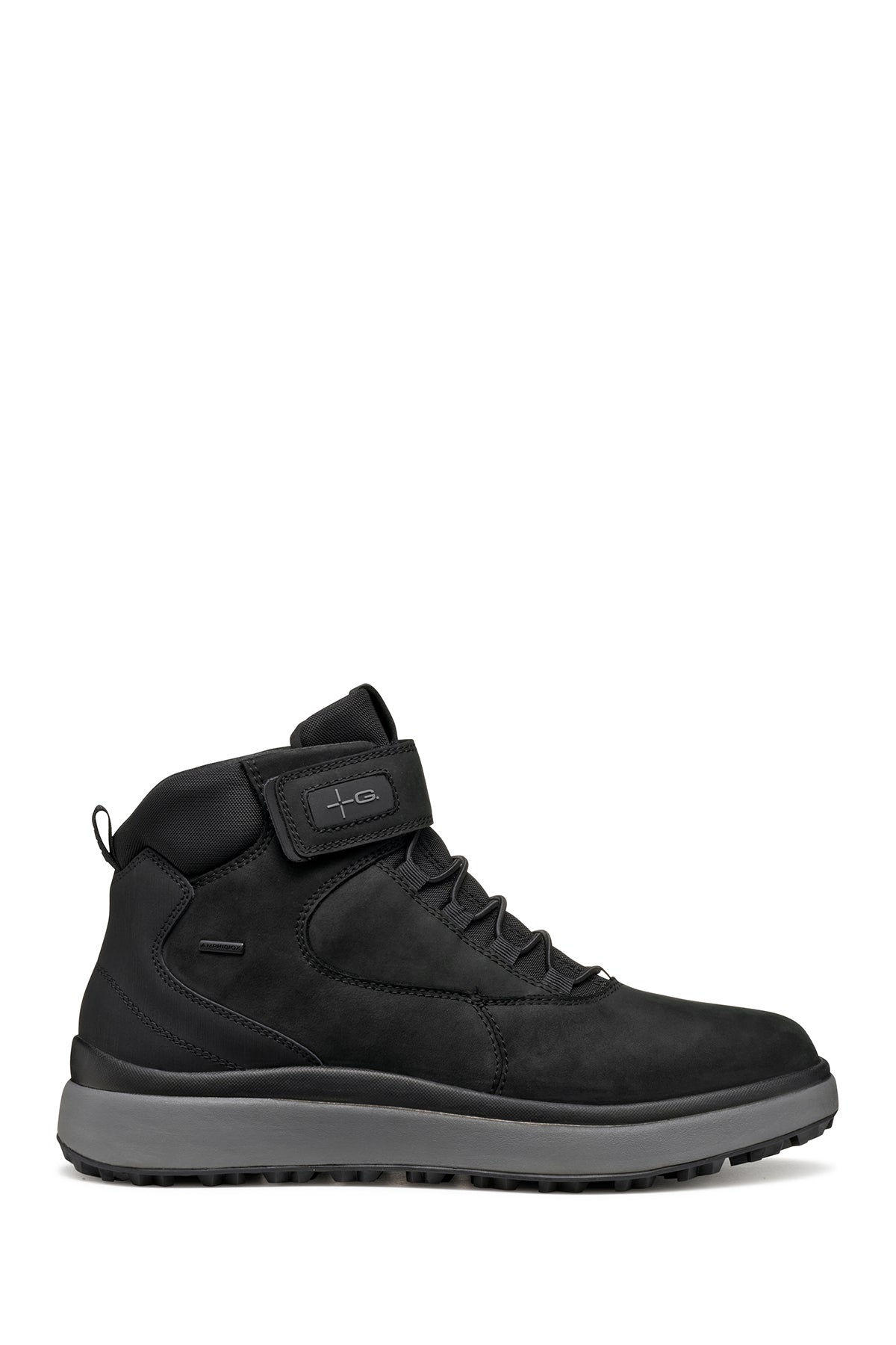 Geox Erkek Siyah U Granıto + Grıp B Abx C - Oıl Bağcıklı Deri Outdoor Bot
