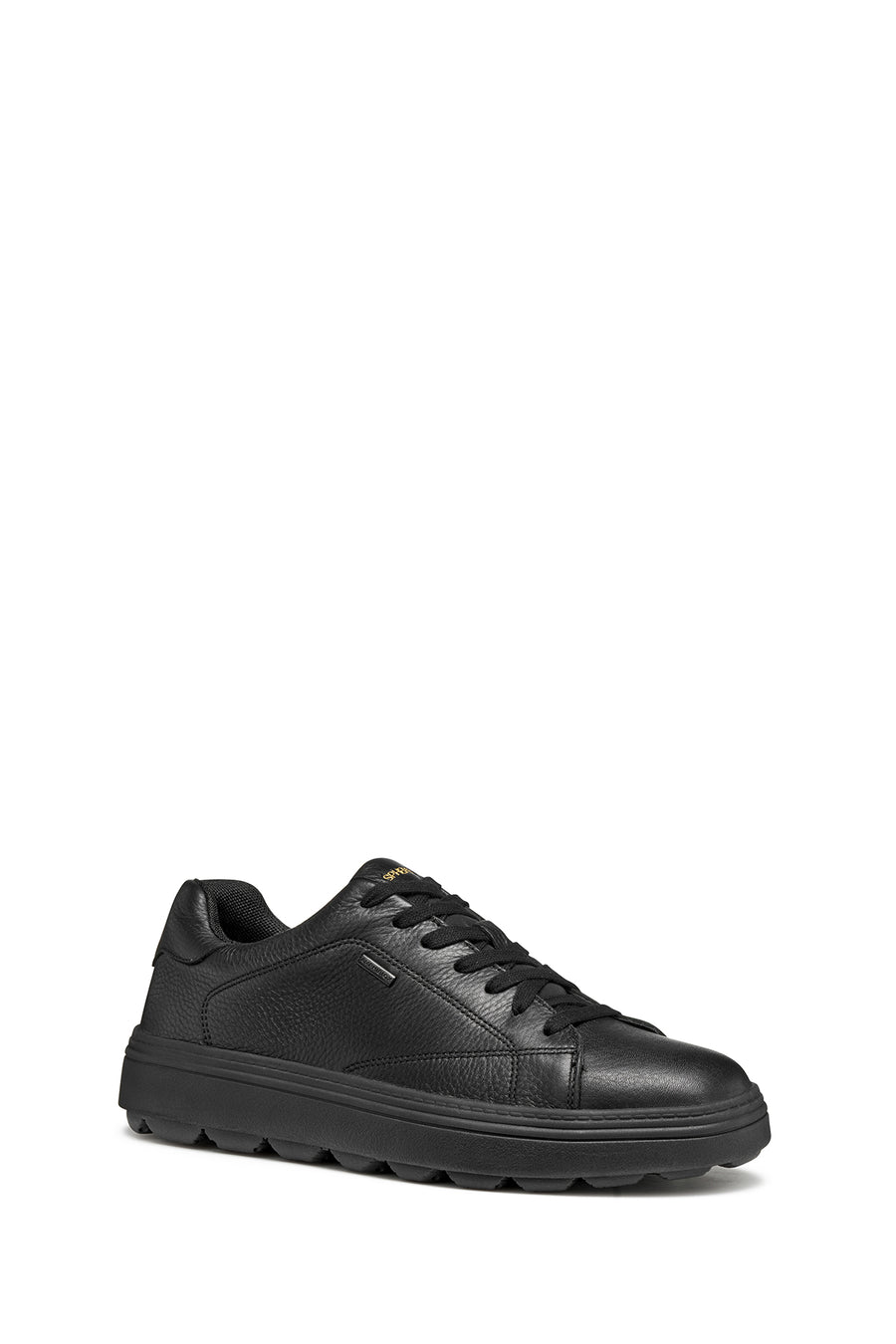 Geox Erkek Siyah U Spherıca Ecub-1.1 B Abx Bağcıklı Deri Sneaker