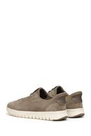 Geox Erkek Bej U Flextrıde Plus Bağcıklı Süet Deri Sneaker | Derimod