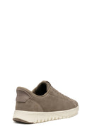 Geox Erkek Bej U Flextrıde Plus Bağcıklı Süet Deri Sneaker | Derimod