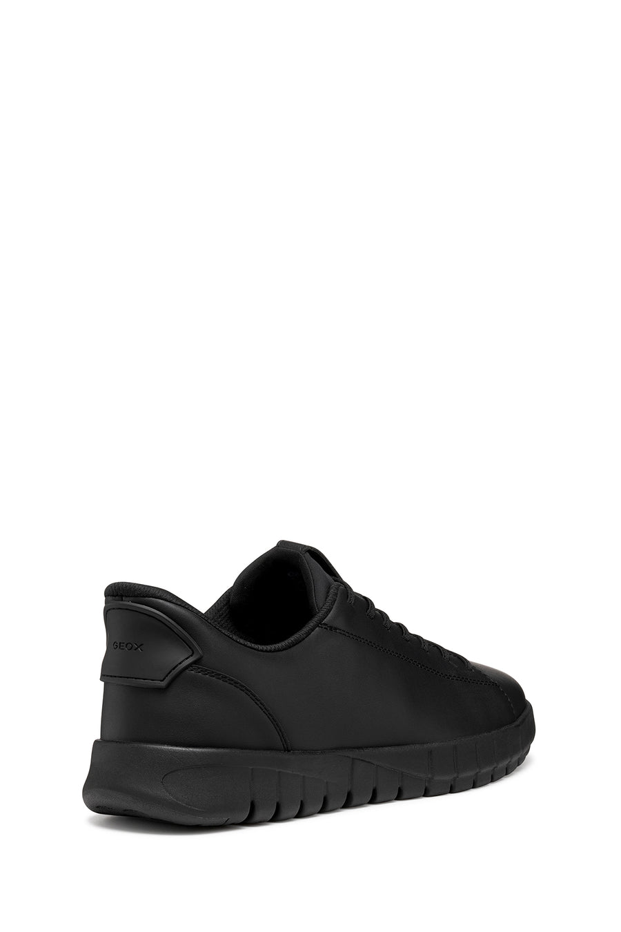 Geox Men Black U Flextrıde Plus Lace-up Leather Sneaker