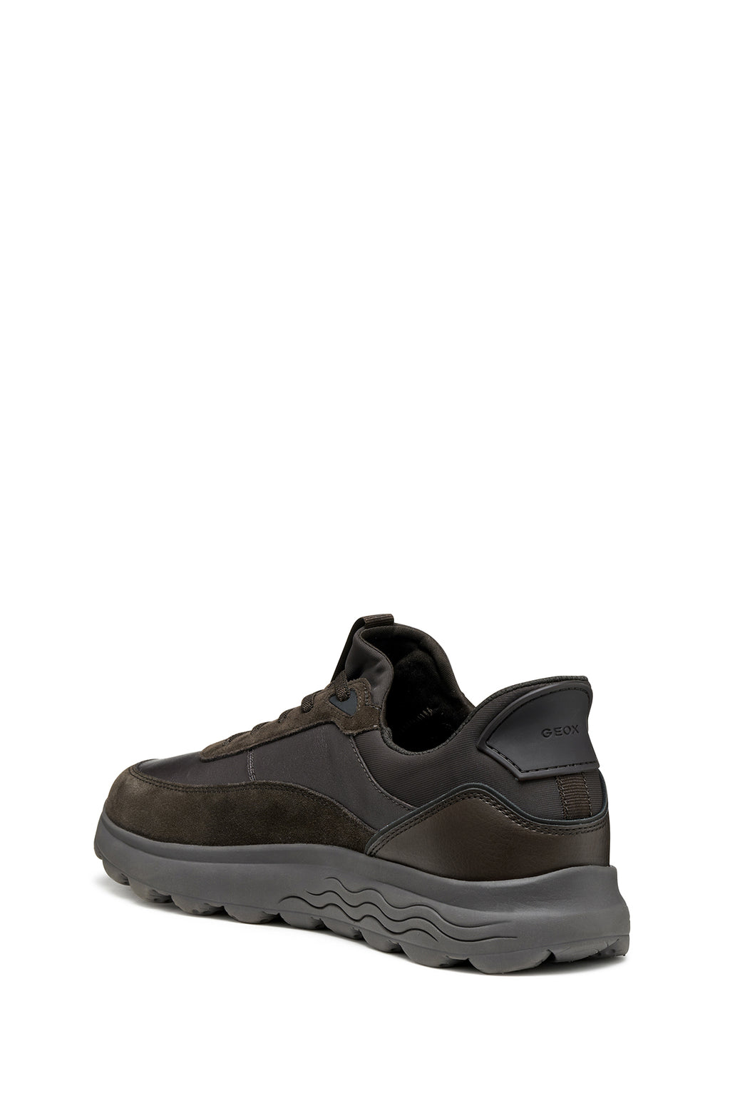 Geox Erkek Kahverengi U Spherıca Plus A - Nappa+Sued Bağcıklı Süet Sneaker