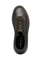 Geox Erkek Kahverengi U Spherıca Plus A - Nappa+Sued Bağcıklı Süet Sneaker | Derimod