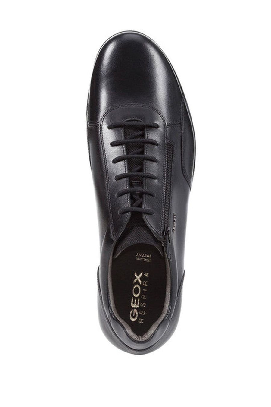 Geox Erkek Siyah Symbol Bağcıklı Deri Casual Ayakkabı
