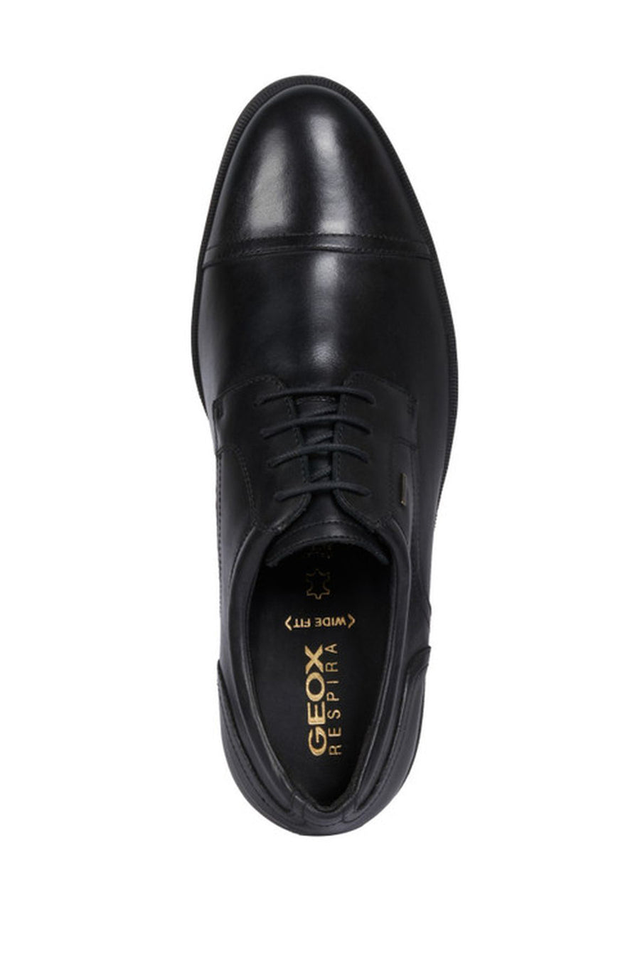 Geox Erkek Siyah Hilstone Wide Abx Bağcıklı Deri Casual Ayakkabı