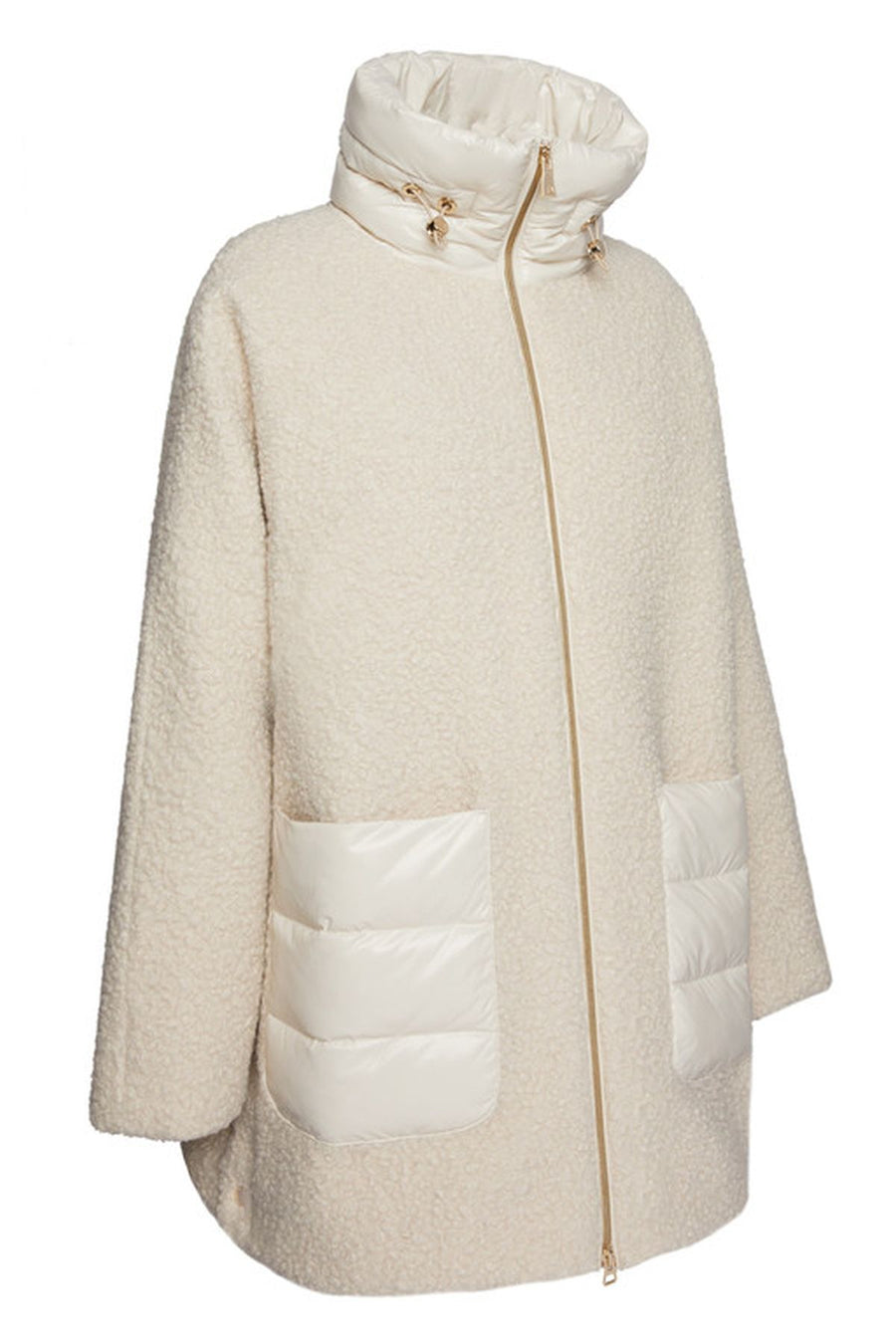 Geox Kadın Krem Calithe Oversize Teddy Kaban