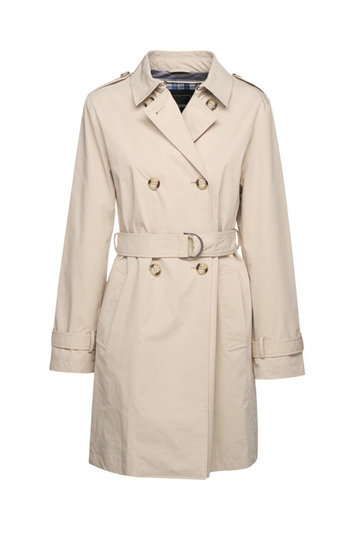 Geox Kadın Krem Claudin Trençkot W5522NT3070F5248 | Derimod