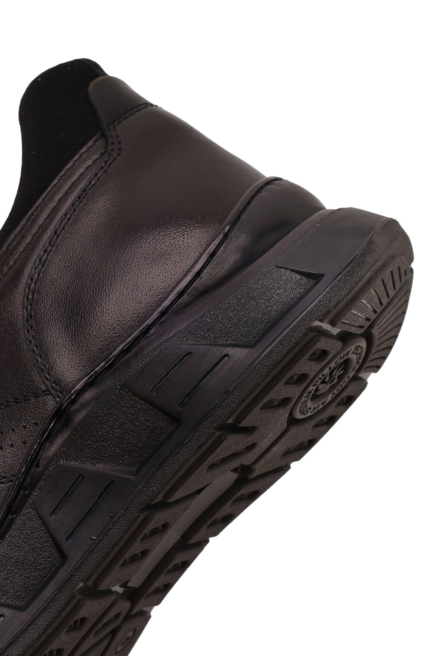 Derimod Fly Male Black Lace-Up Thick-Soled Leather Casual Sneaker