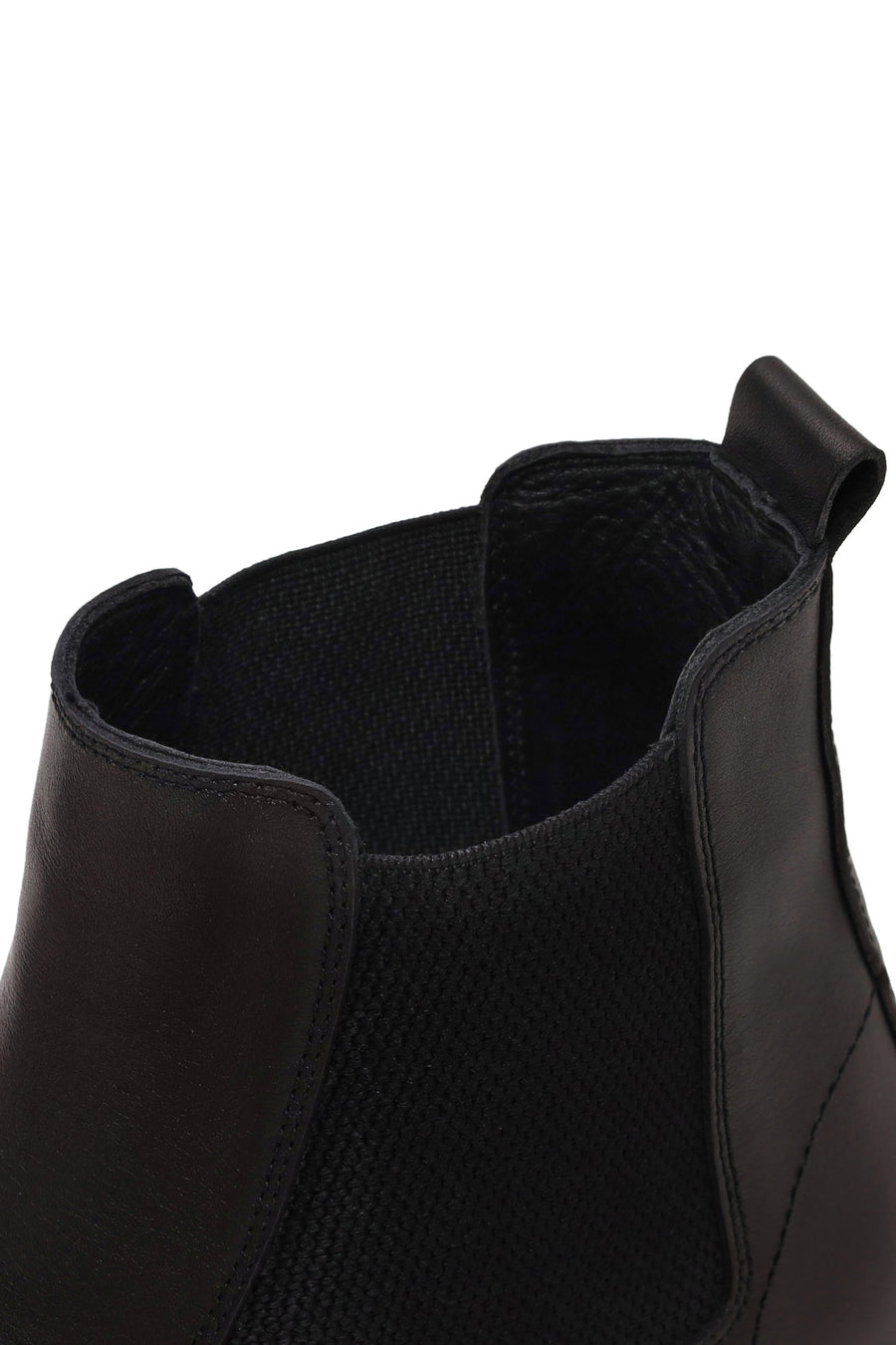 Derimod Fly Male Black Leather Casual Chelsea Boots