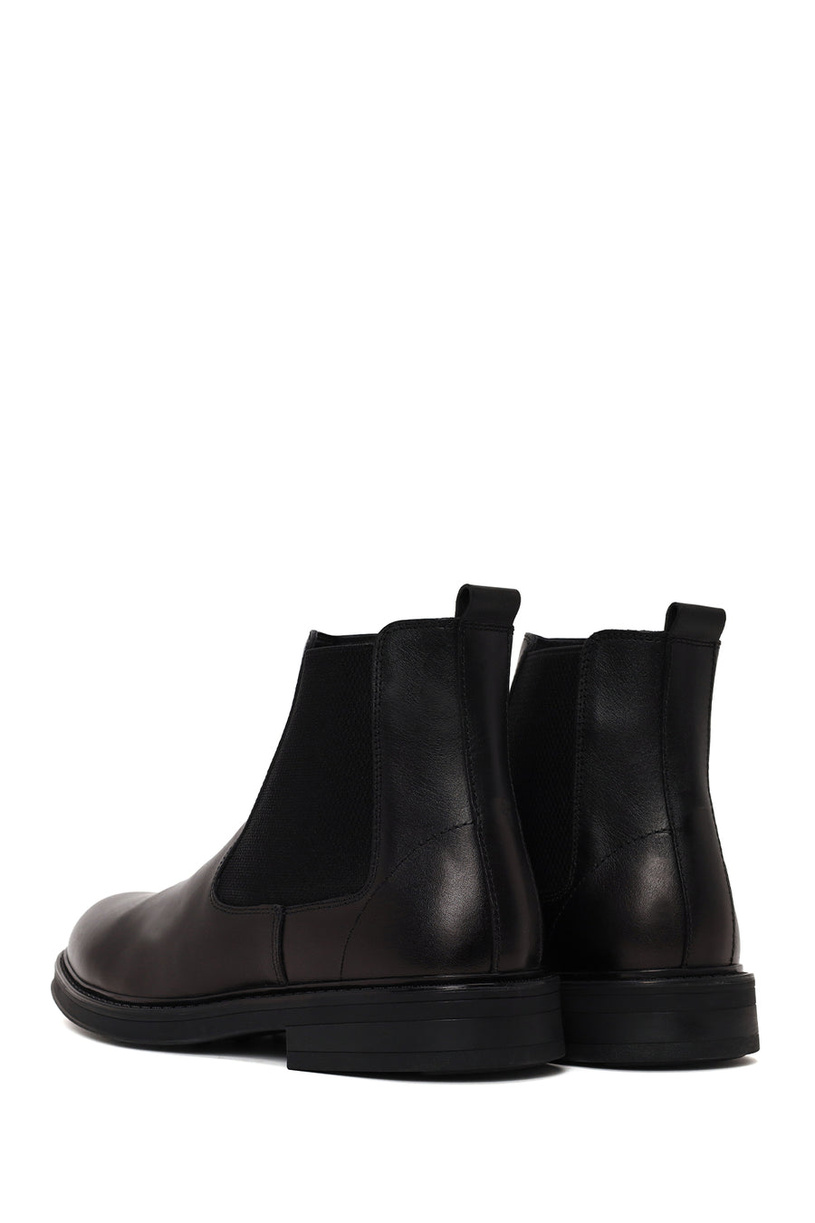 Derimod Fly Male Black Leather Casual Chelsea Boots