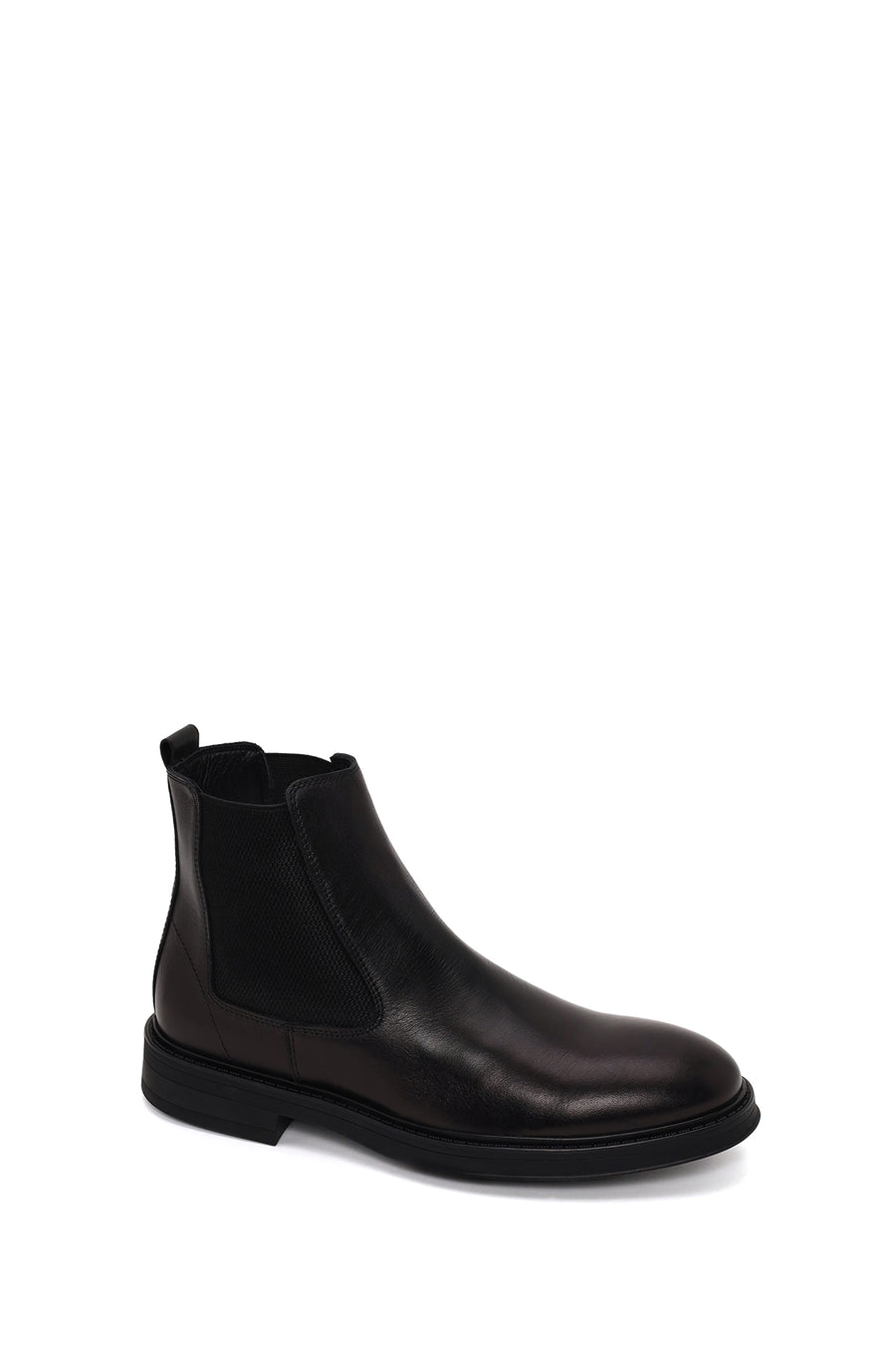 Derimod Fly Male Black Leather Casual Chelsea Boots
