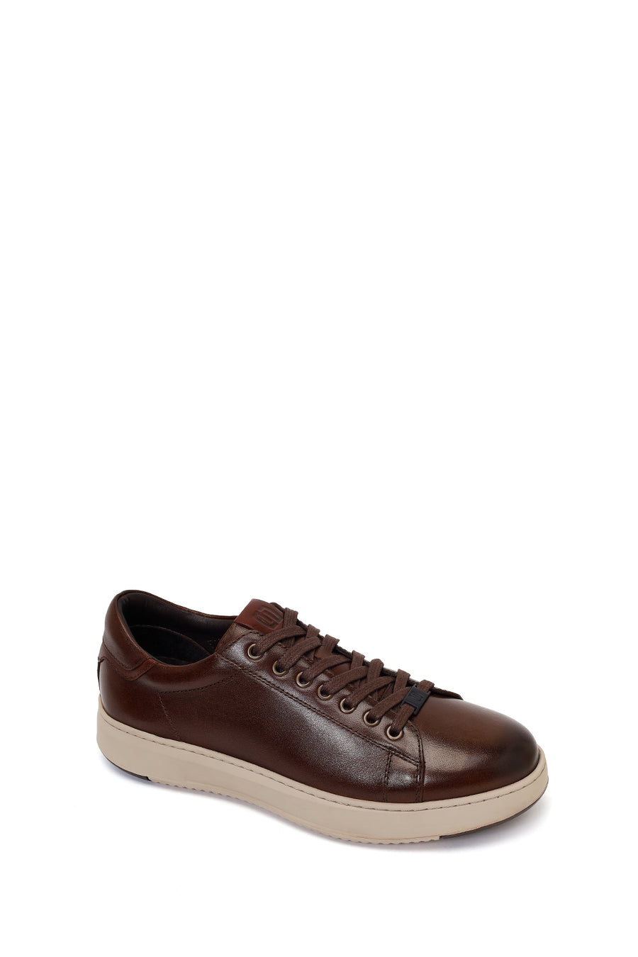 Derimod Fly Male Brown Lace-Up Thick-Soled Leather Sneaker