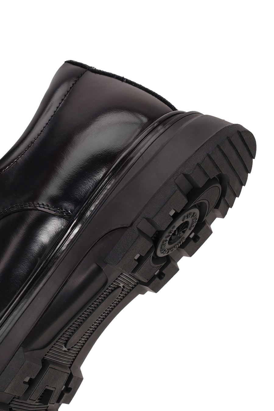 Derimod Fly Male Black Lace-Up Thick-Soled Leather Casual Shoes