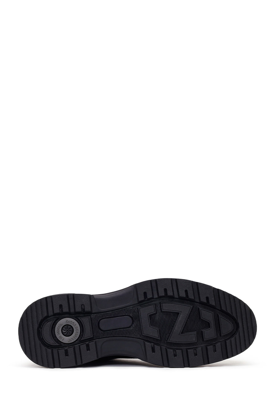 Derimod Fly Male Black Lace-Up Thick-Soled Leather Casual Shoes