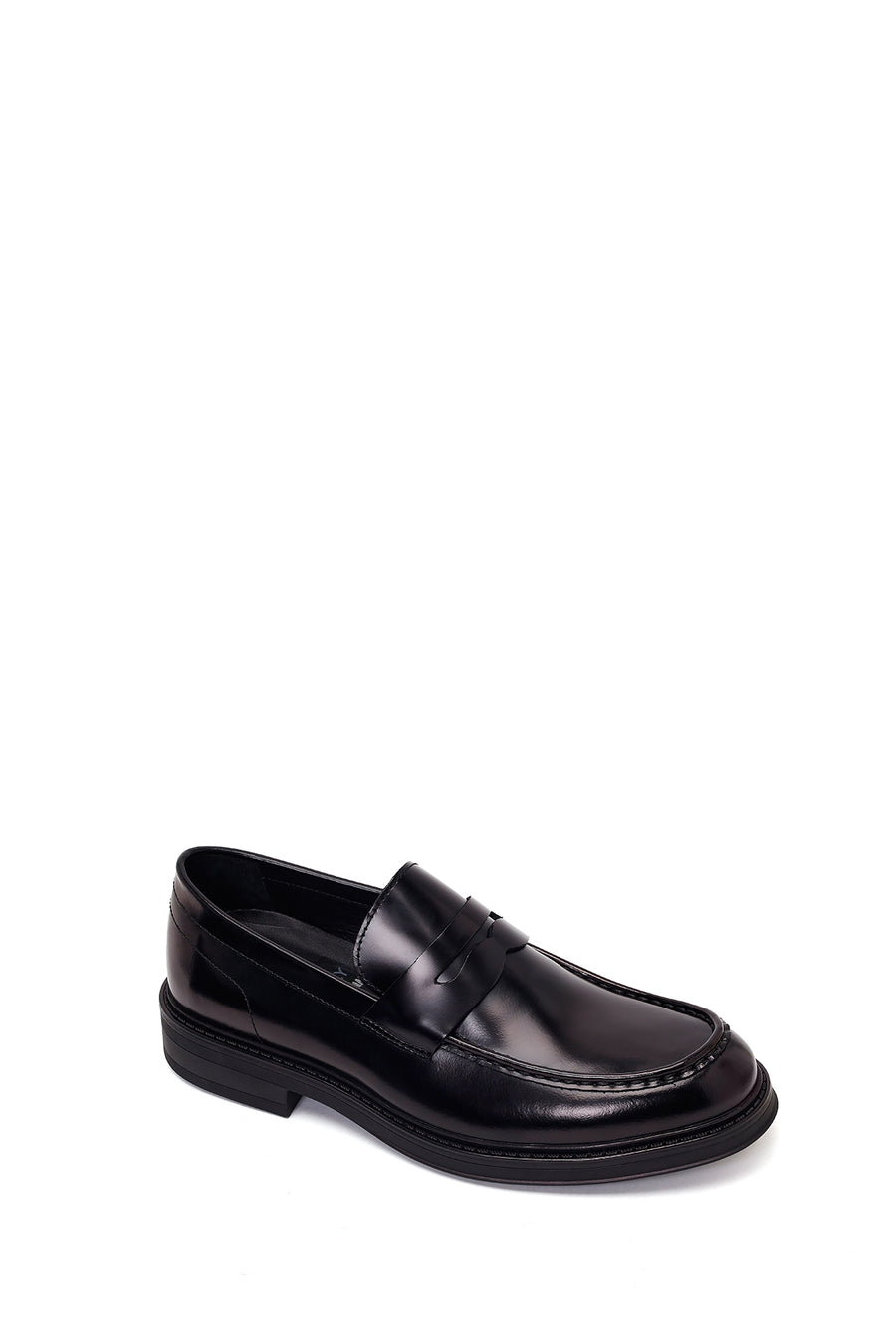 Derimod Fly Male Black Leather Casual Loafer