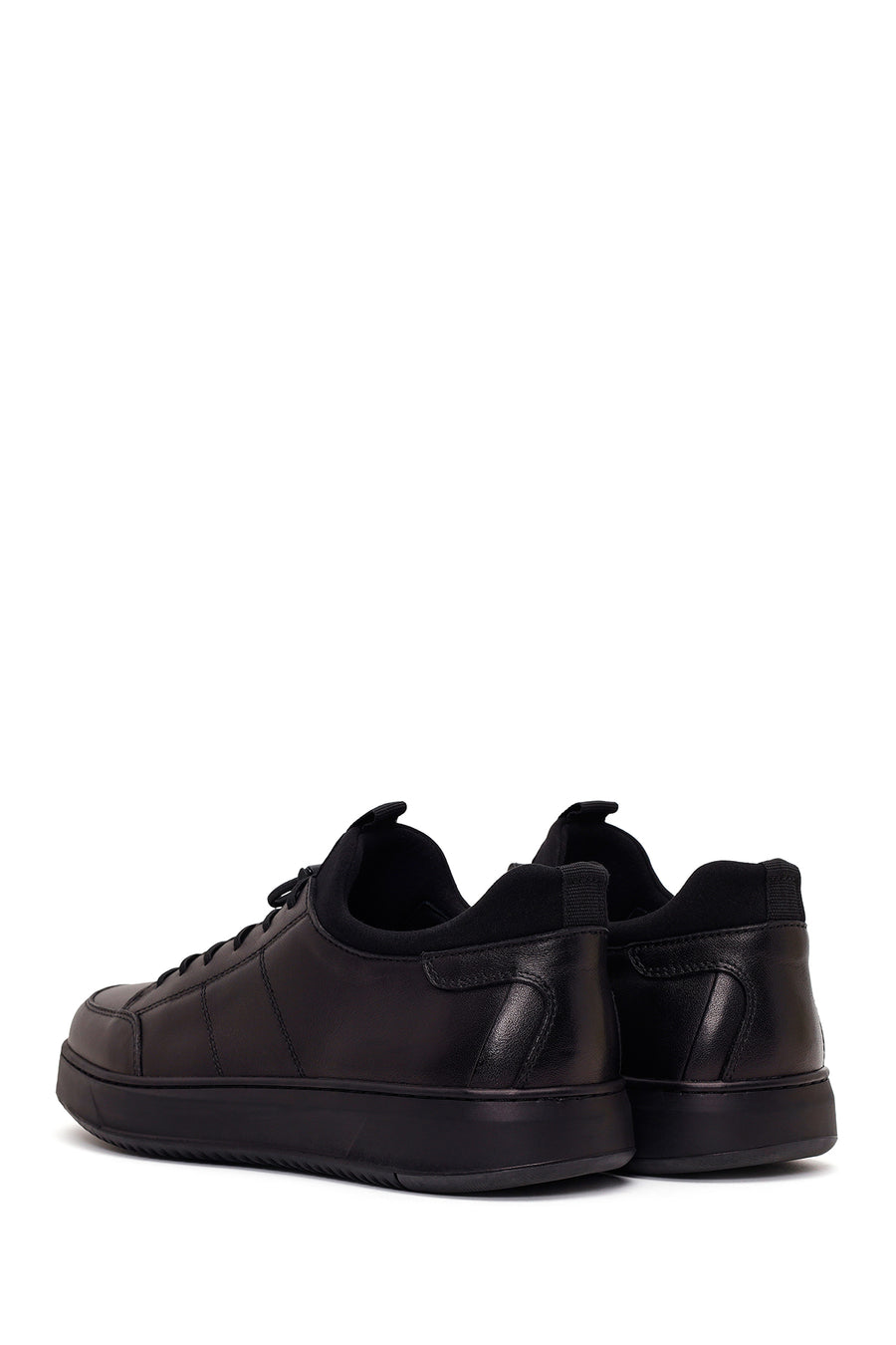 Derimod Fly Male Black Lace-Up Leather Casual Sneaker