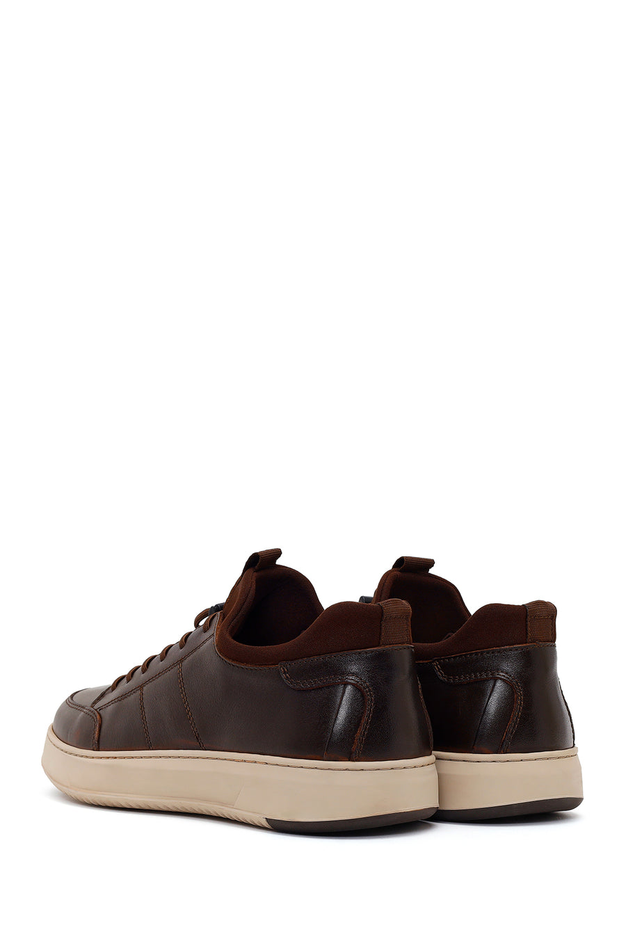 Derimod Fly Male Brown Lace-up Leather Casual Sneaker