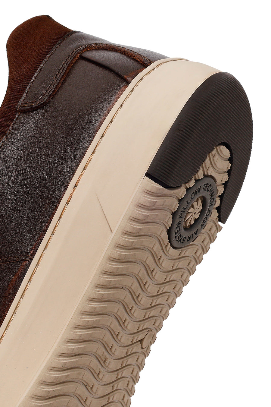 Derimod Fly Male Brown Lace-up Leather Casual Sneaker