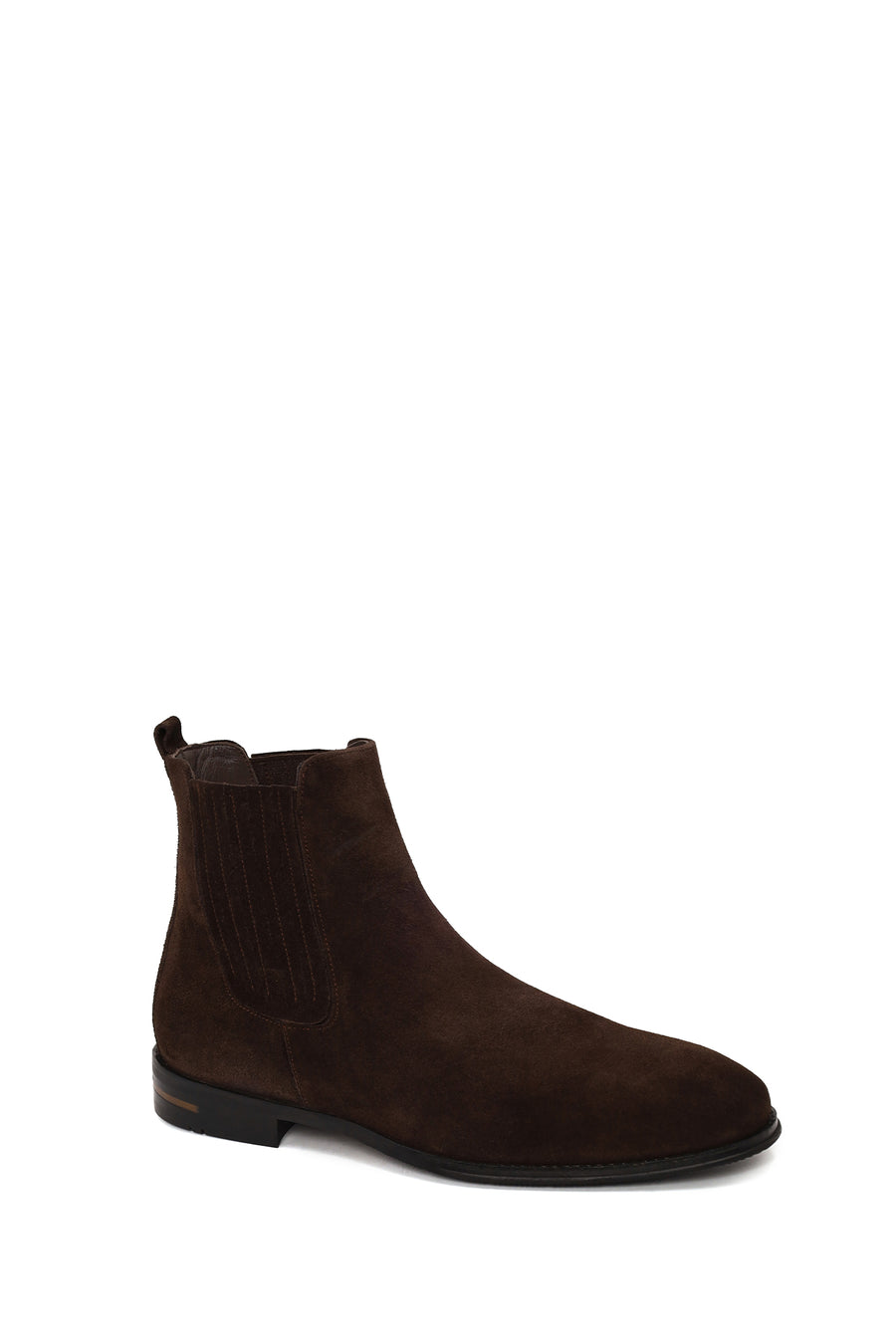 Male Brown Suede Classic Chelsea Boots