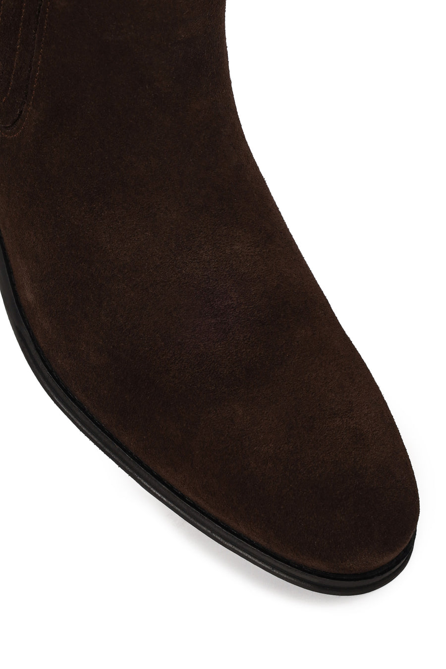 Male Brown Suede Classic Chelsea Boots