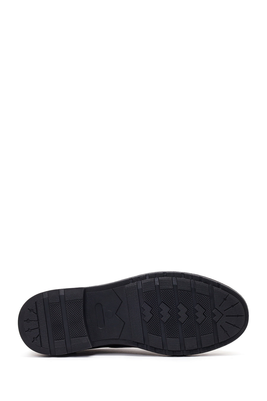 Male Black Lace-up Leather Casual Shoes