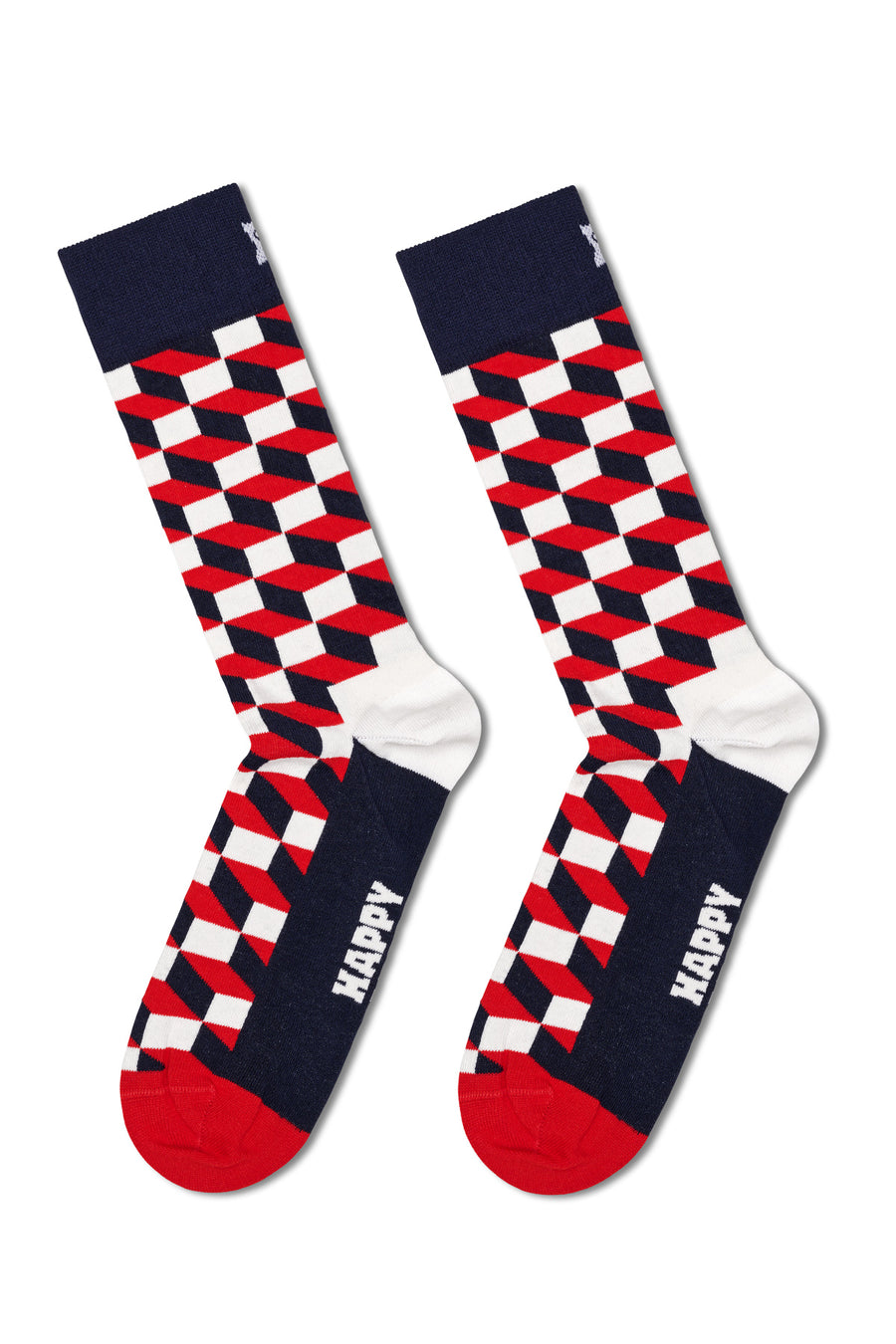 Happy Socks Male Navy 4-pack Cotton Sock Set