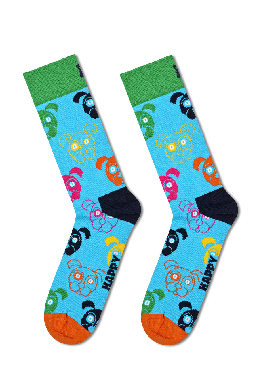 Happy Socks Male Multicolored Patterned Cotton 3-Pack Sock Set