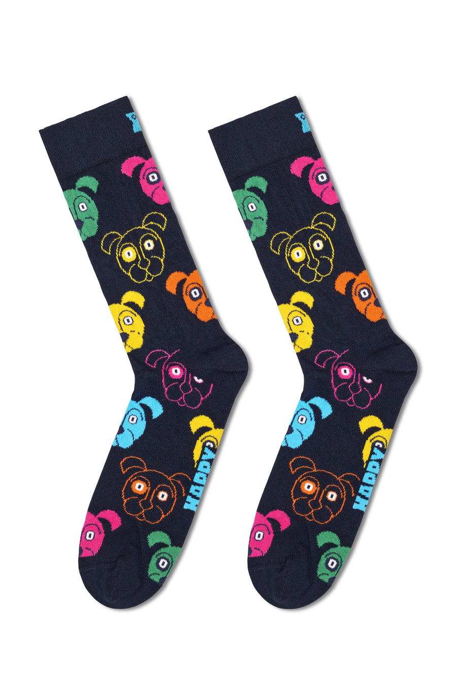 Happy Socks Male Multicolored Patterned Cotton 3-Pack Sock Set