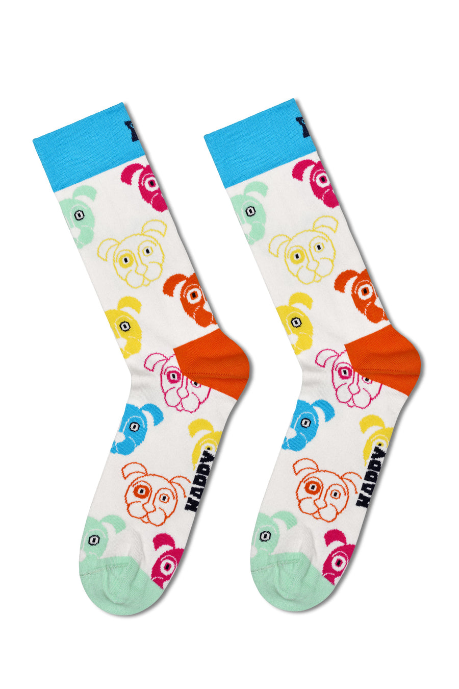 Happy Socks Male Multicolored Patterned Cotton 3-Pack Sock Set