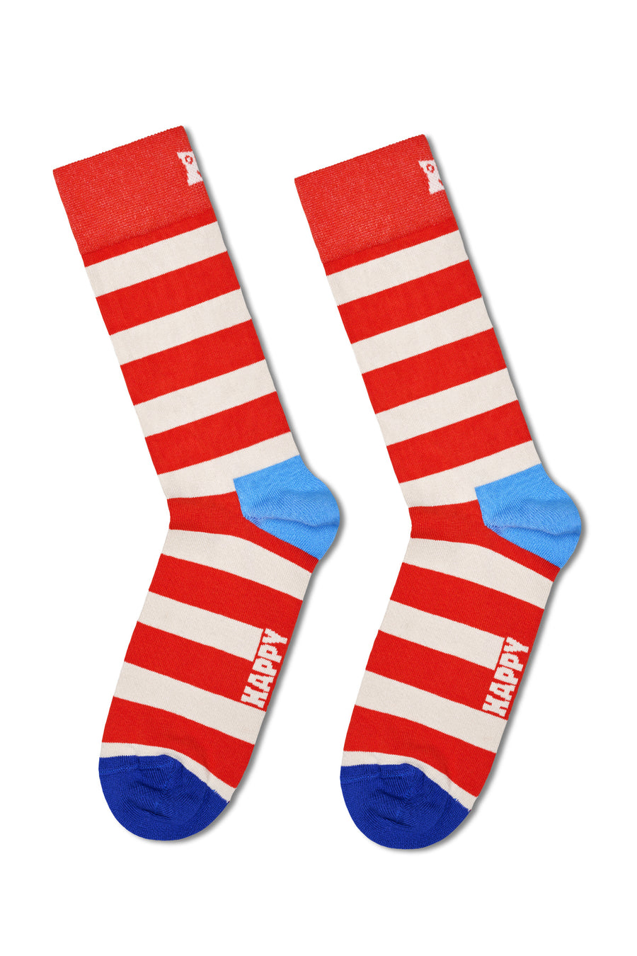 Happy Socks Male Multicolored Super Dad-Themed Pack of 3 Cotton Socks Set