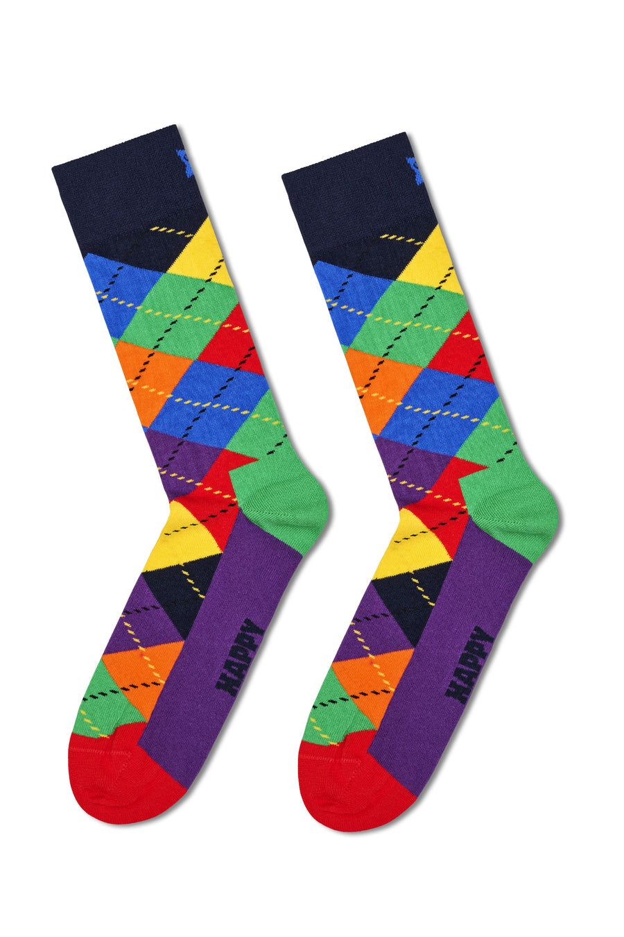 Happy Socks Woman Multicolored Patterned Cotton 4-Pack Sock Set