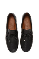 Men's Black Leather Casual Loafer | Derimod