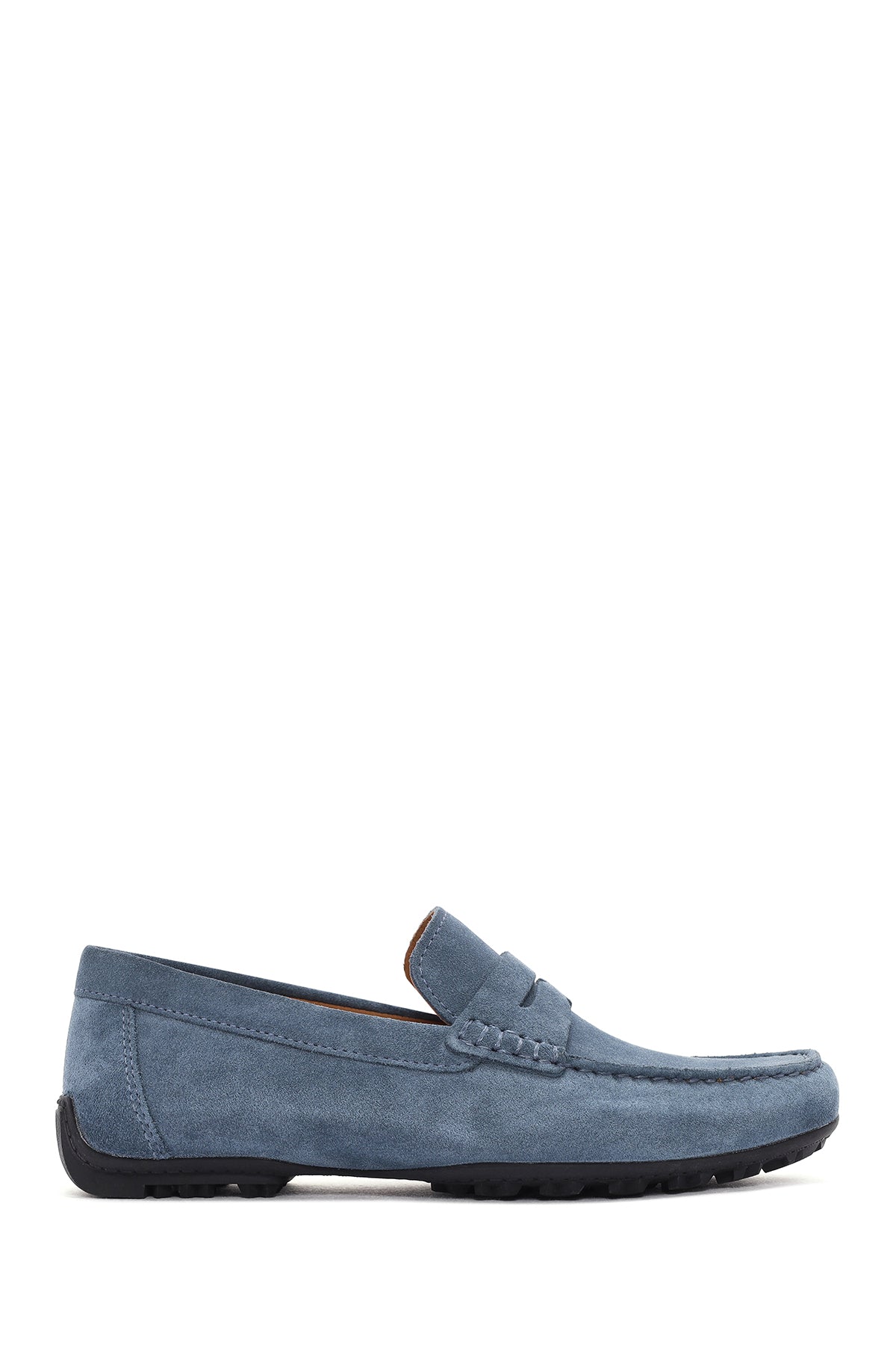 Geox Men's Blue Kosmopolis + Grip Suede Leather Loafer U35CFB00020C4005 | Derimod