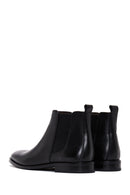 Men's Black Leather Casual Chelsea Boots | Derimod