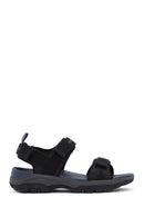 Skechers Men's Black Tresmen - Ryer Fabric Sandals | Derimod