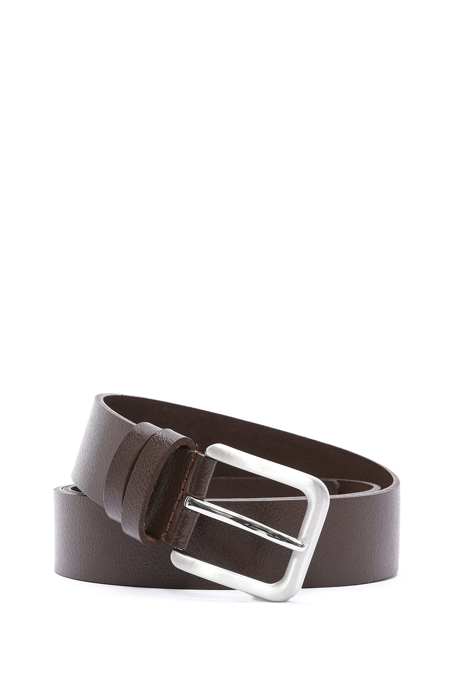 Men's Brown Leather Belt 000A2D1305518 | Derimod