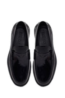 Erkek Siyah Deri Klasik Loafer | Derimod