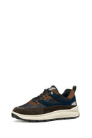 Geox Erkek Kahverengi U Spherıca 4X4 B Abx C - Suede Bağcıklı Kalın Tabanlı Kumaş Sneaker | Derimod