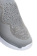 Kadın Gri Taşlı Kumaş Sneaker | Derimod