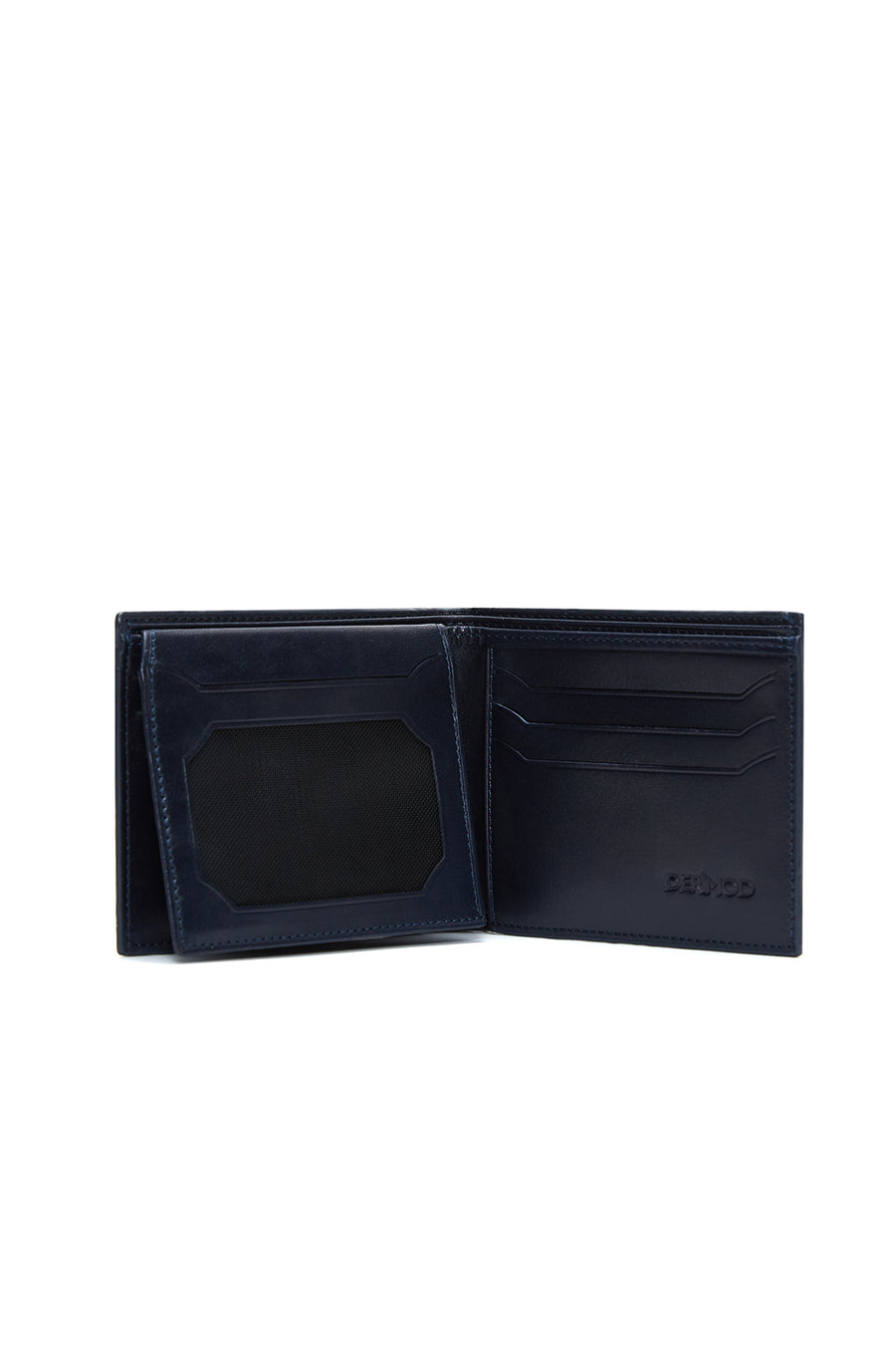 Men's Navy Blue Leather Wallet