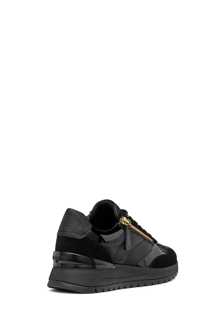 Geox Kadın Siyah Desya Bağcıklı Deri Sneaker
