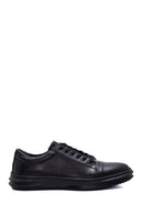 Men's Leather Printed Sneaker | Derimod