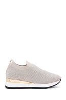 Derimod Zero Women's Beige Thick Soled Stone Sneaker | Derimod