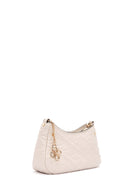 Women's Beige Long Strap Quilted Handbag | Derimod