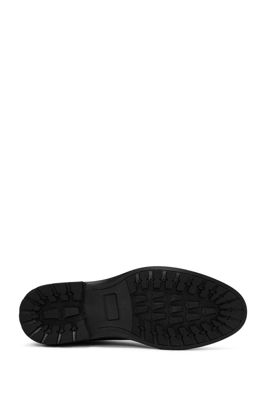 Men's Black Laced Leather Classic Shoes