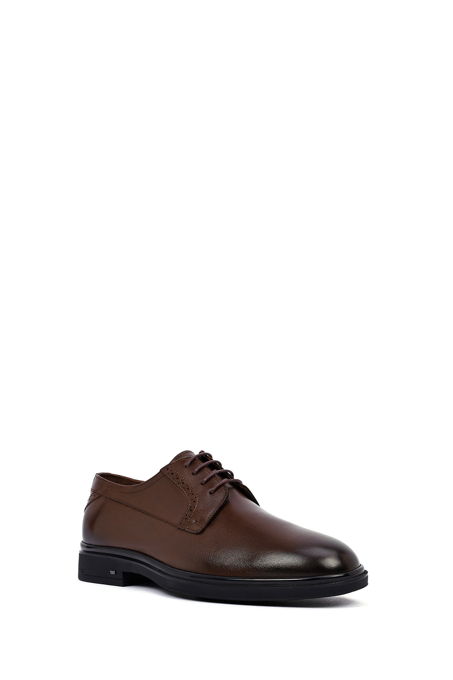 Men's Brown Lace Up Leather Casual Shoes