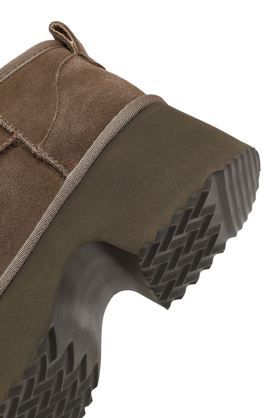 Woman Mink Thick-Soled Suede Teddy Boots
