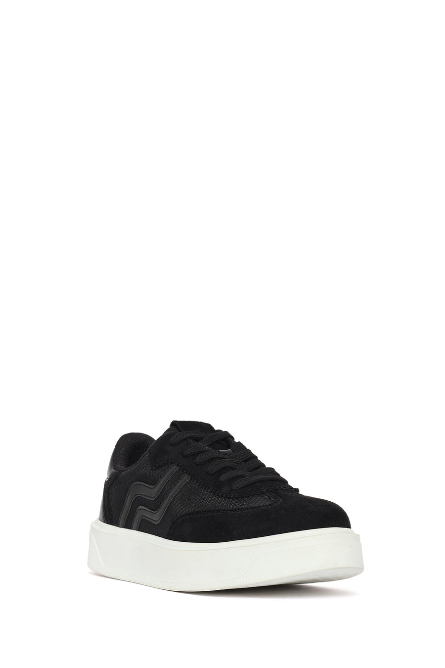 Kadın Siyah Bağcıklı Sneaker