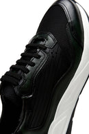 Men's Green Leather Sneaker | Derimod